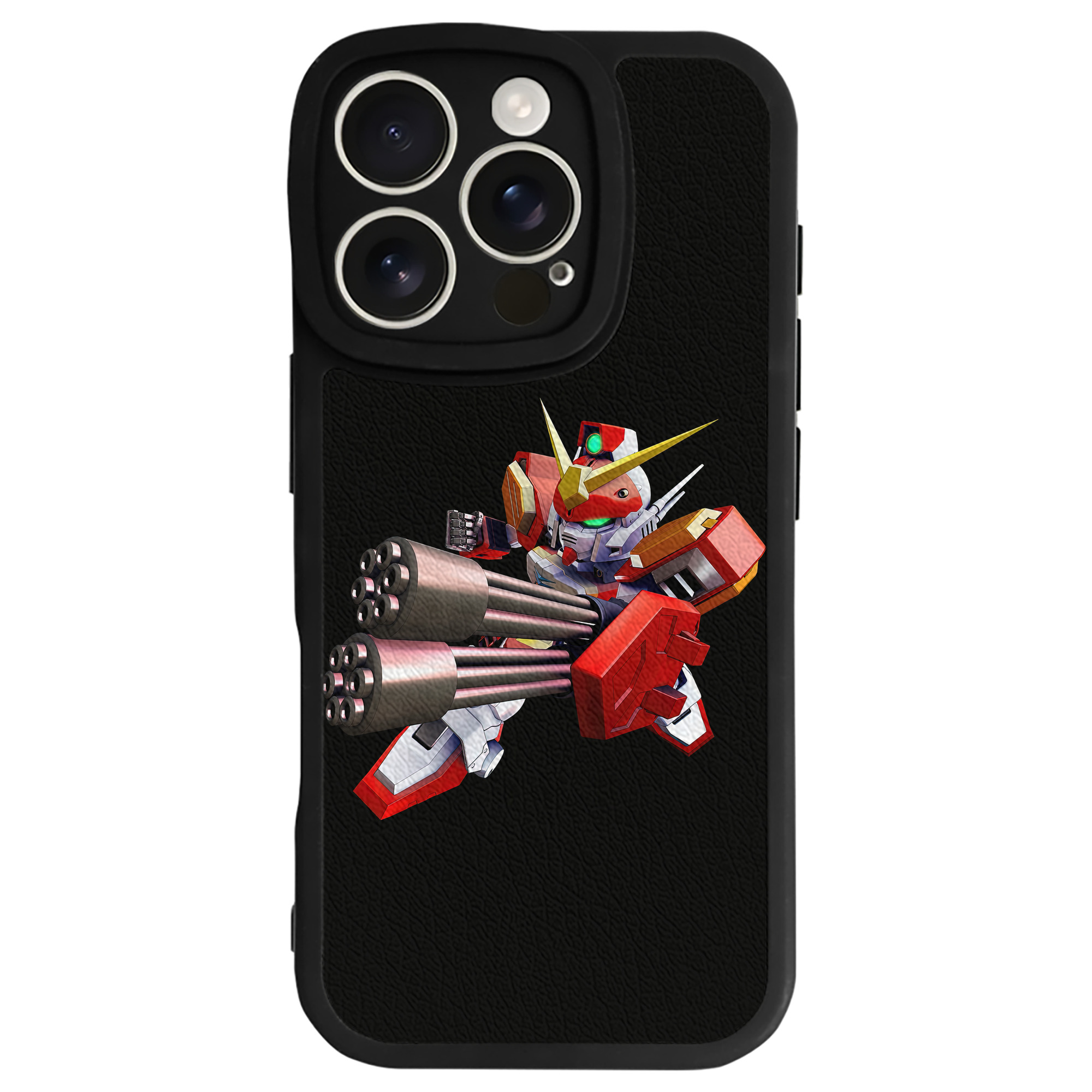 （画像用） 機動戦士ガンダム Mobile Suit Gundam 【iPhone 16シリーズ対応】シリコンスマホケース（レザー調） 材質：シリコン